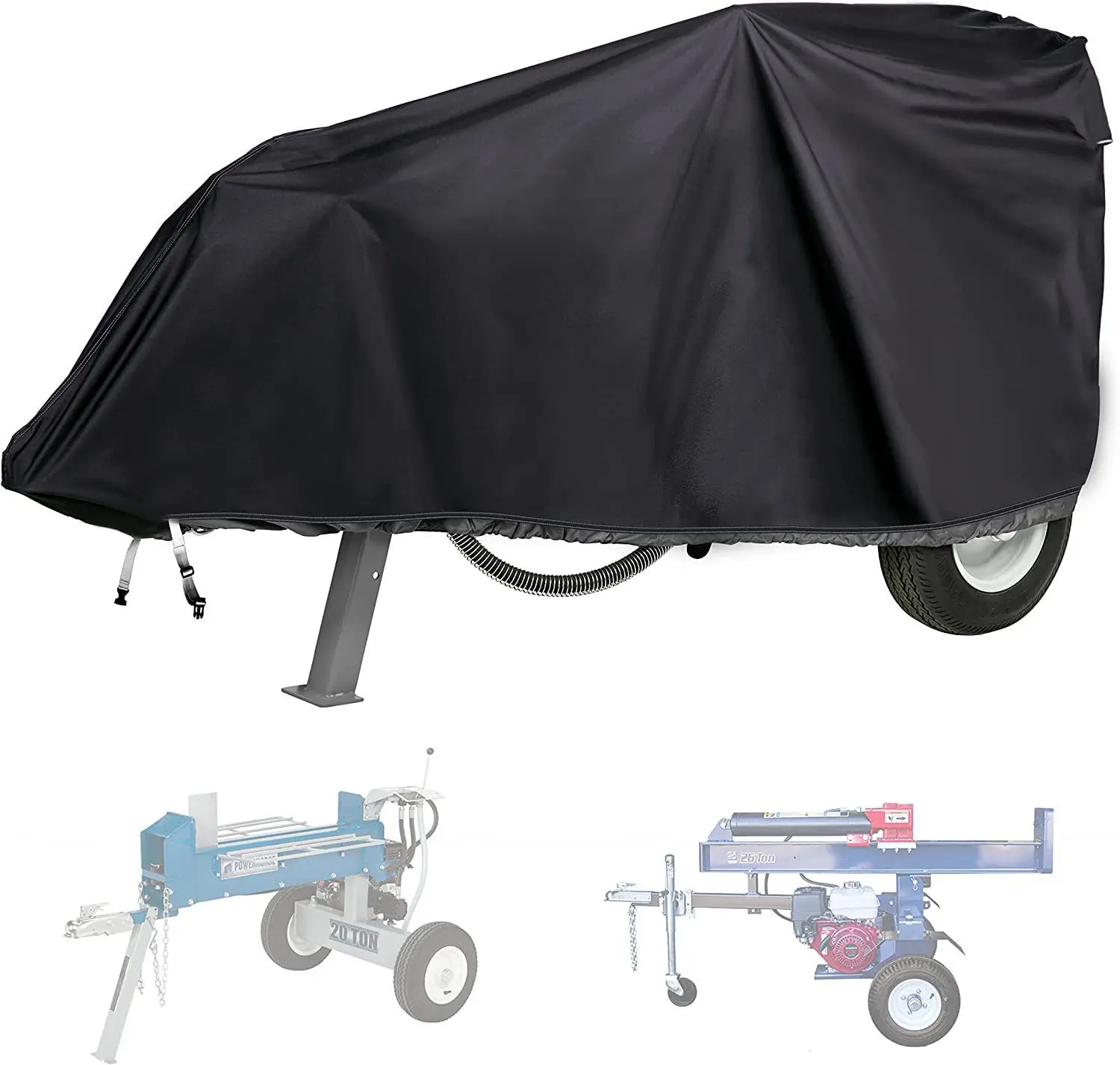 

Heavy Duty Waterproof Outdoor Log Splitter Cover Oxford Cloth Protective Durable Dust Cover for Wood Splitter Rain Shield