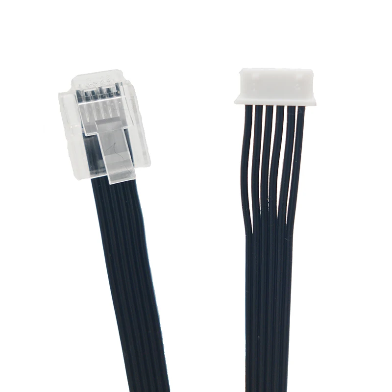 25/35/50CM RJ12 6P6C Connector To PH 1.25MM Connector Cable Flexible flat cable