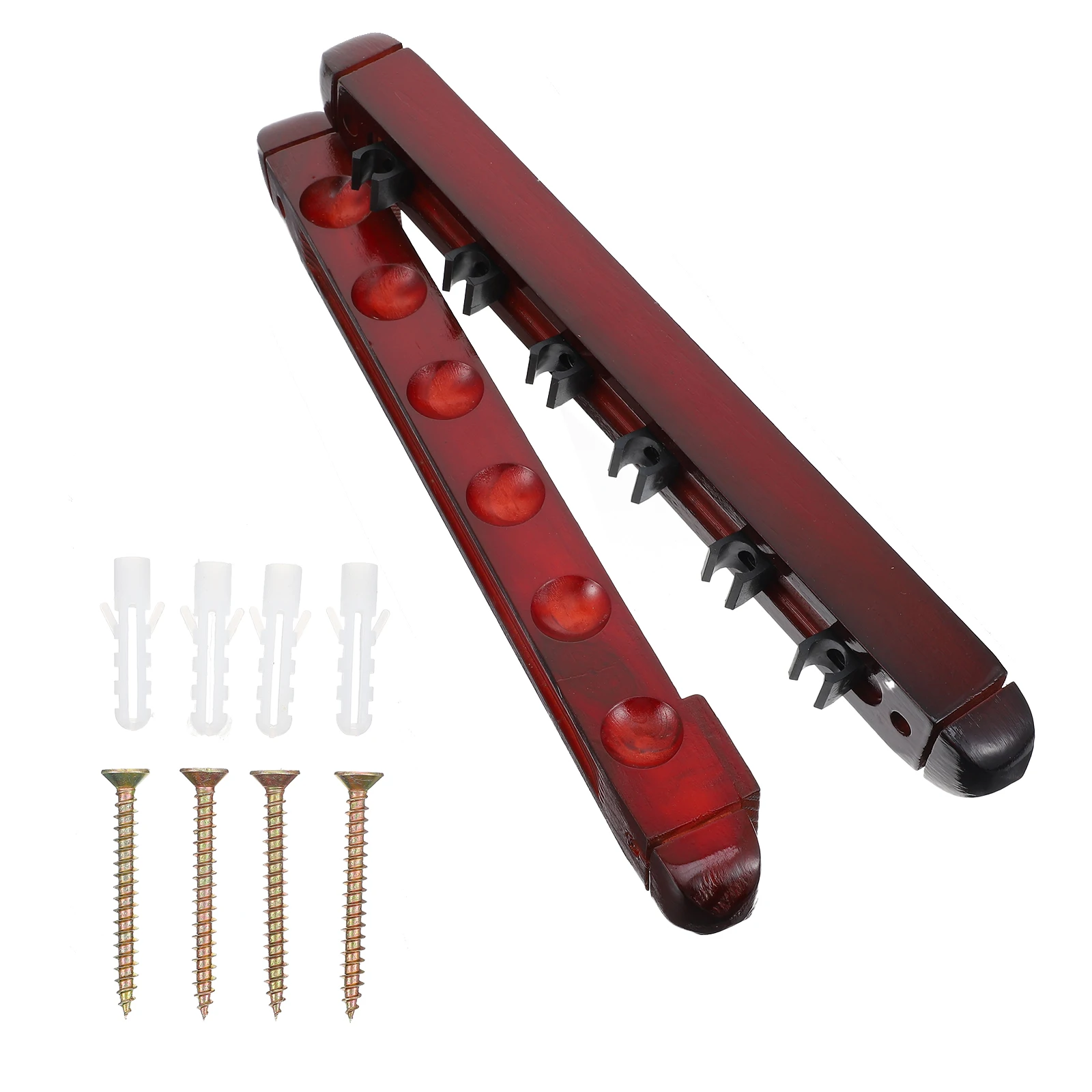 

Billiard Rack Perfect for Rod Storage Cue Shelf Club Gift Lovers Multi-function Multi-Hole Billiards Pole Wooden Display