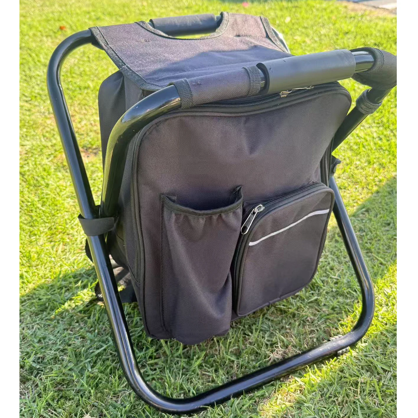 

Portable Outdoor Camping Folding Stool Multifunctional Insulated Ice Pack Chair for Beach Picnics Other Outdoor Activities