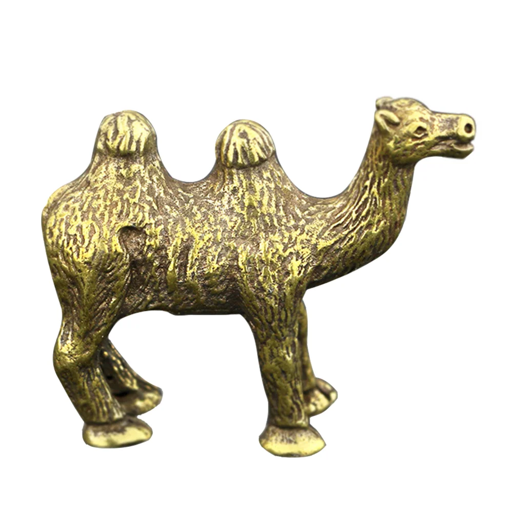 Camel Ornaments Marvelous Decoration Mini Copper Manual Home Statue Figurine Shape Adornment