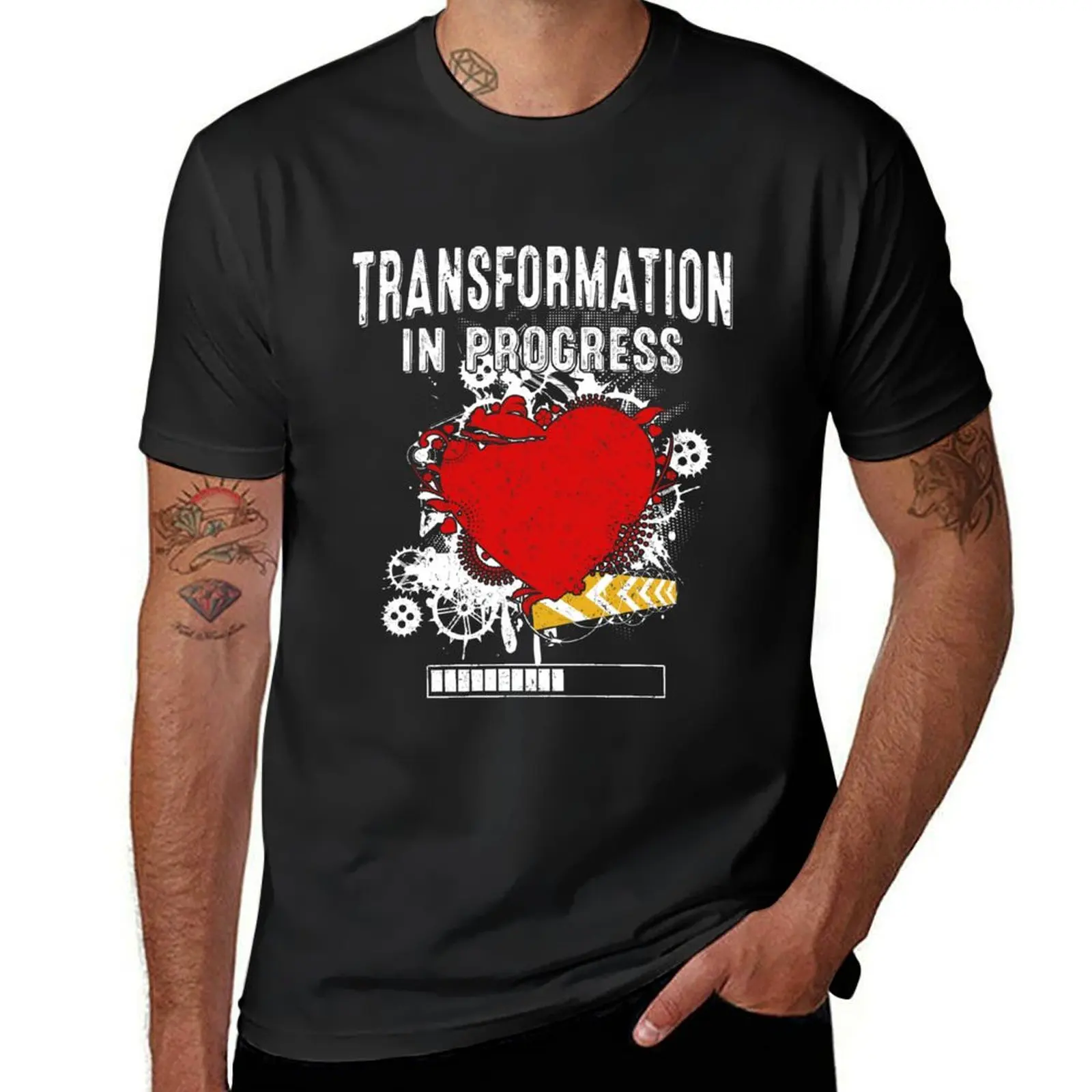 TRANSFORMATION IN PROGRESS ?????UNDER T-Shirt anime customizeds blanks clothes for men