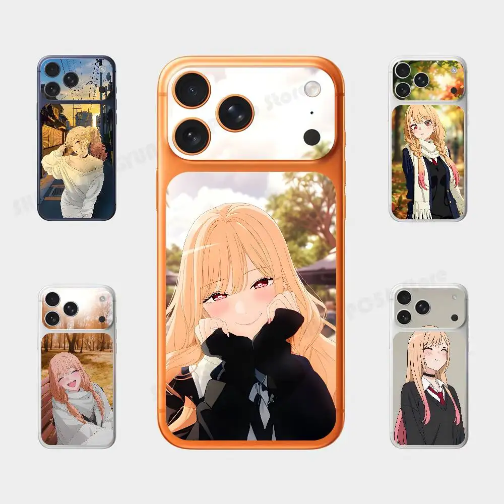 

Comics M-Marin For Iphone 17 Pro ProMax Back Protective Decorative Sticker Back Cover