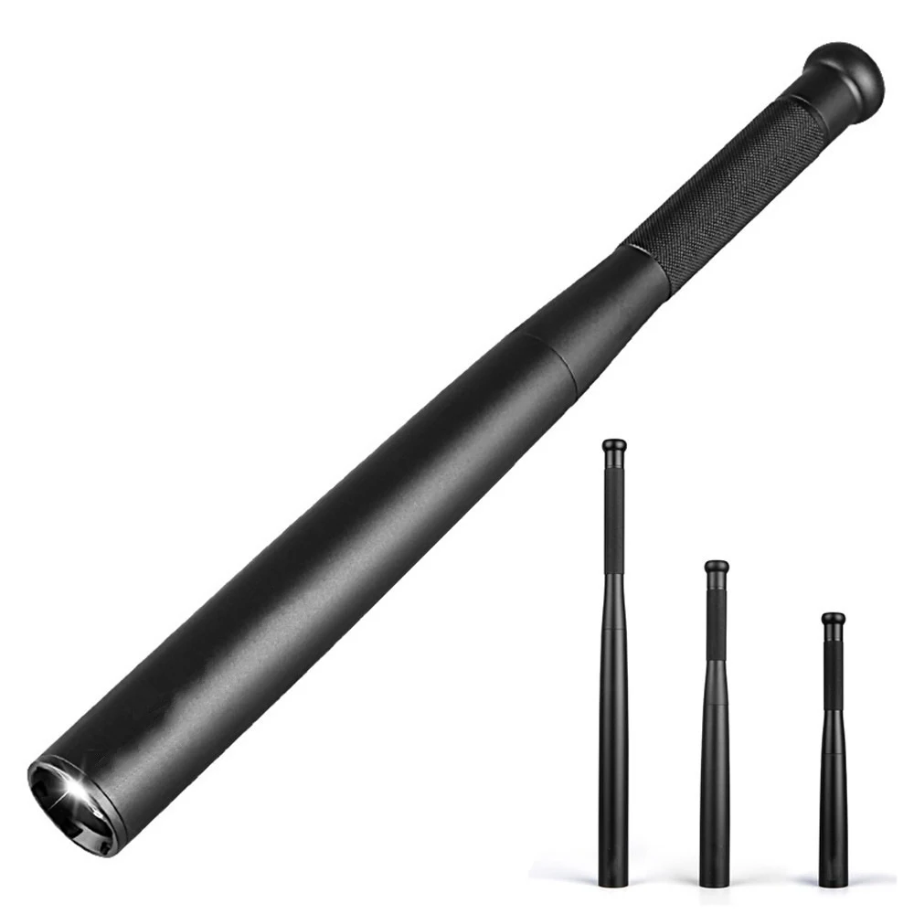 Imagem -03 - Ultra Brilhante Self Defense Baseball Bat Lanterna Vara Emergência ao ar Livre Suprimentos de Defesa Pessoal Estendido Anti-motim Equipamento