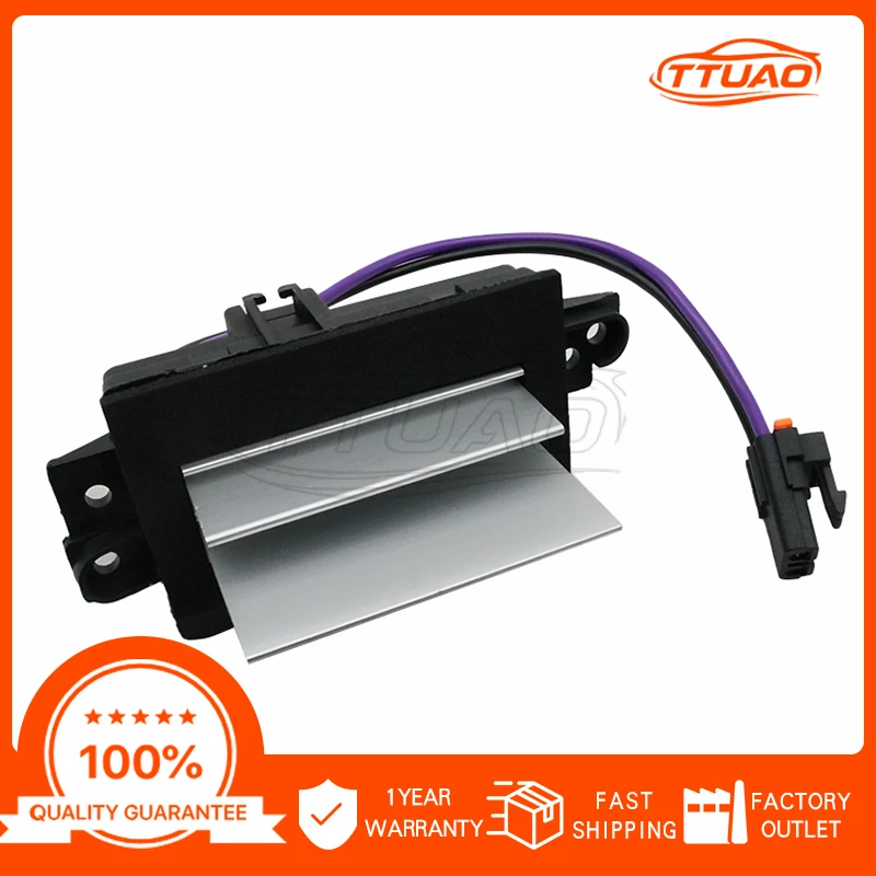 HVAC Heat Blower Motor Resistor for Chevrolet Avalanche Trailblazer Cadillac Escalade Buick Rainier Rated 4P1516 4P1595 15-80567