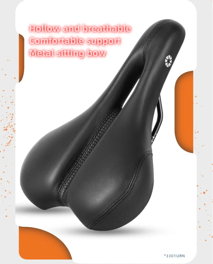 P8 Original Schwarzes Kissen Klappbarer Fahrrad-Vordersitz Atmungsaktiver Doppelspur-Sattel Langlebiger Fabriksitz Braunes Fahrradkissen – Detail 6