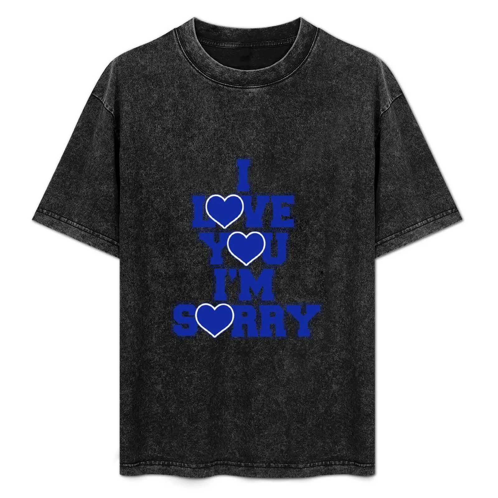 

i love you, i’m sorry by gracie abrams - blue version T-Shirt Plus Size Everyday Tee Shirt