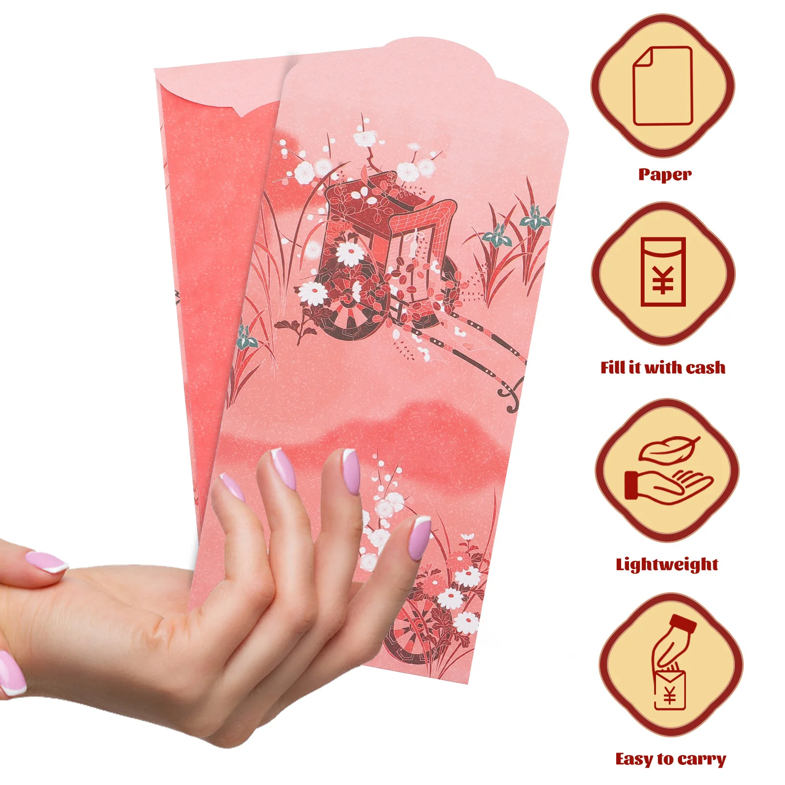 

30Pcs Red Packets New Year Money Pouches Delicate Wedding Envelopes Party Gift Decorative Red Packet Money Pouches