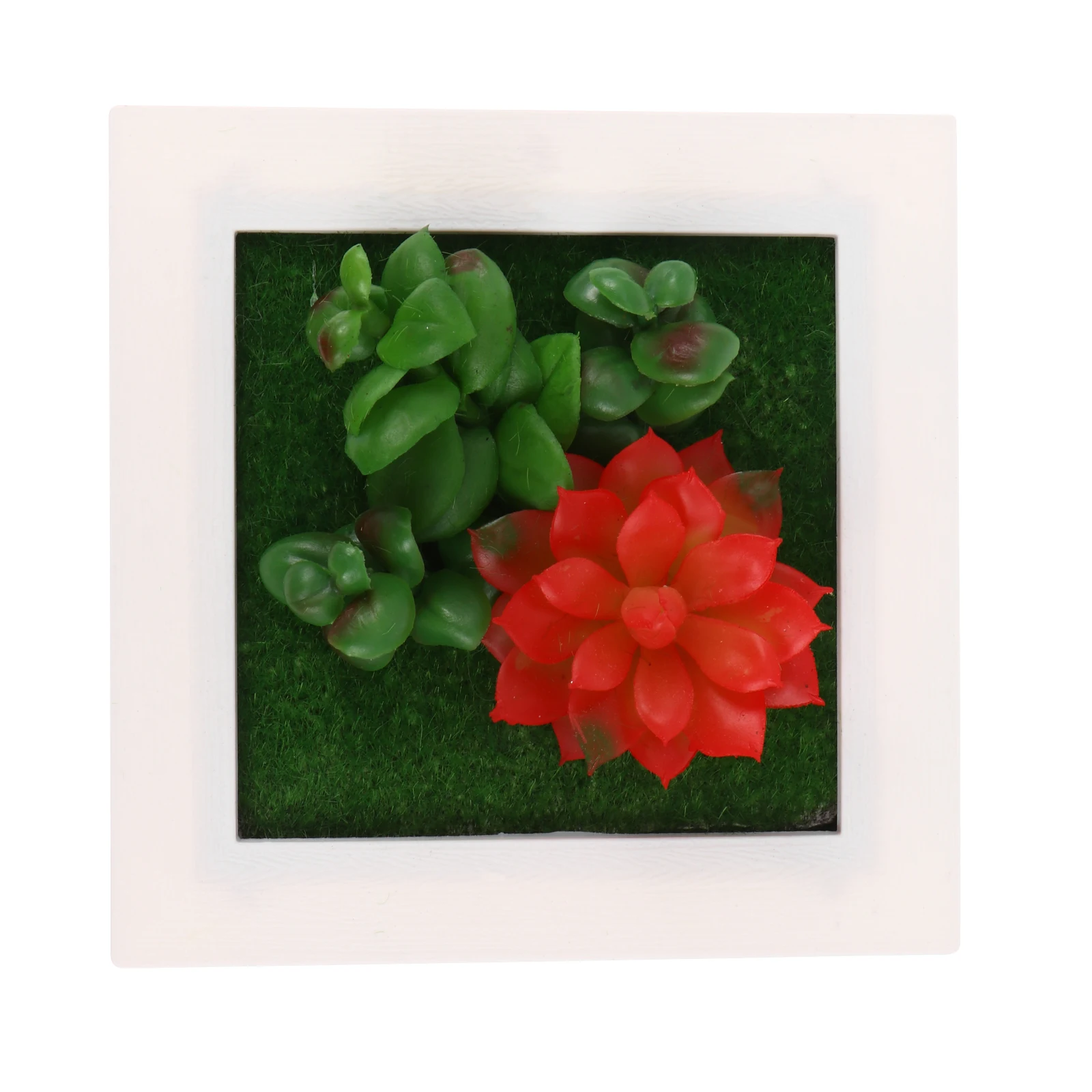 

1Pcs Artificial Plant Photo Frame Wall Art Ornament Lifelike Succulent Decor Home Decor Hanging Decoration Wall Art Ornament