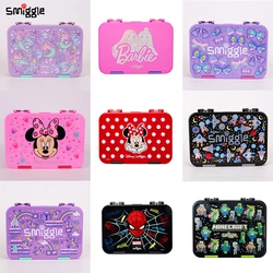 Genuine Disney Australia Smiggle Mermaid Mickey Mouse Meal box, food grade lunch box, spring and autumn picnic lunch box Gift