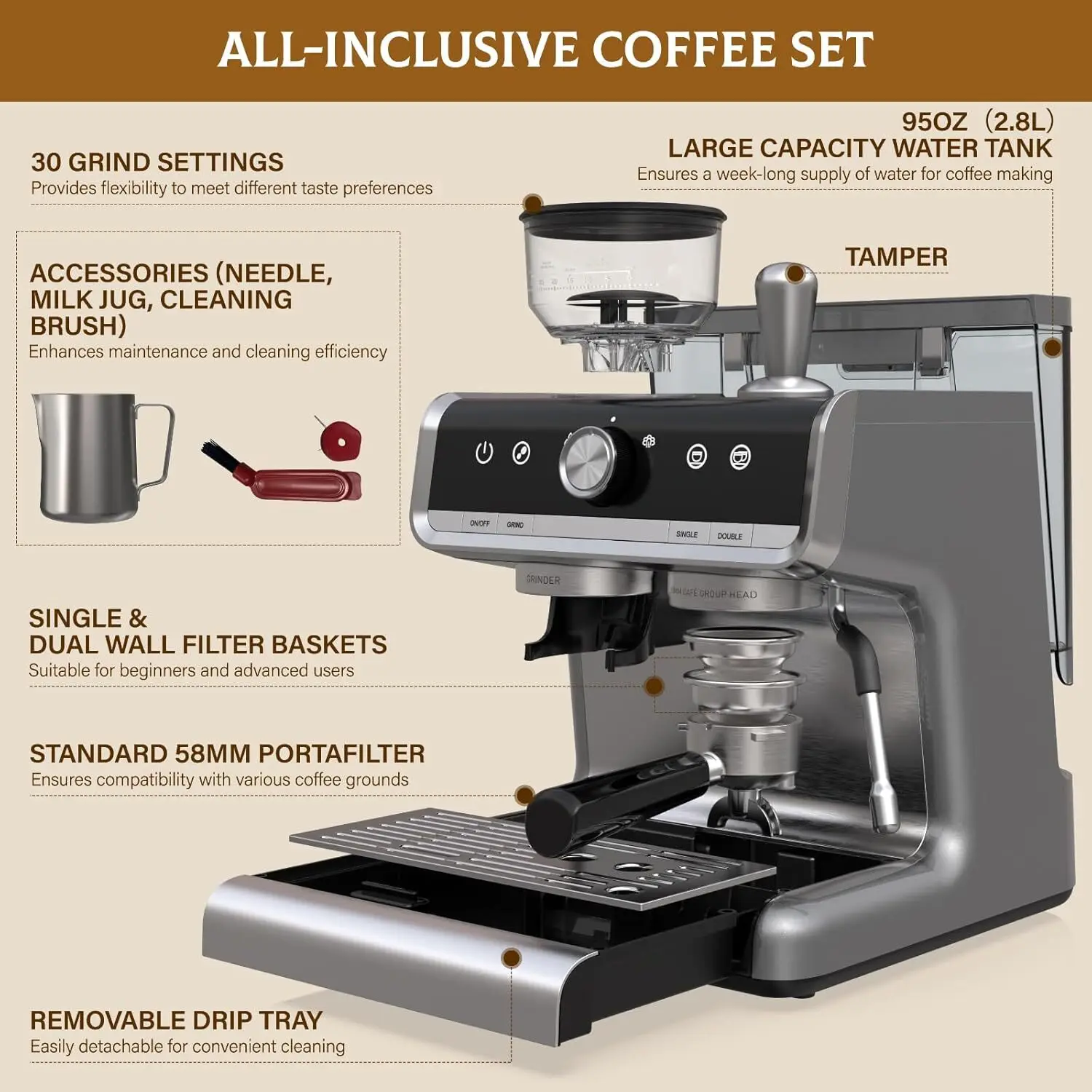 Espresso Machine Wi…