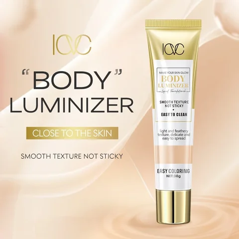 ICVC Liquid Foundation Highlighter - Full Coverage Brightening Concealing BB Cream for Natural Glow Makeup Radiance