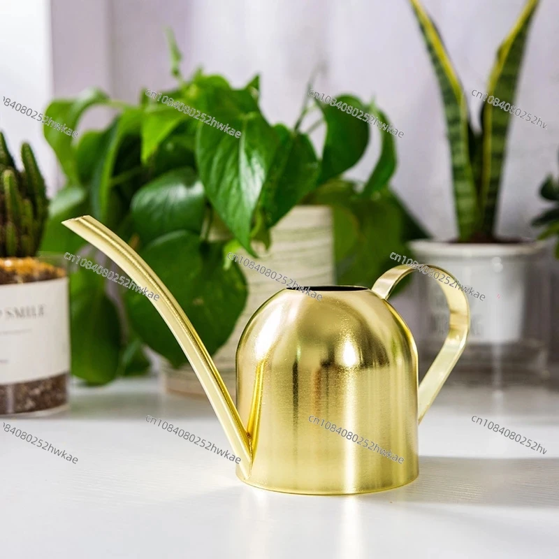 Stainless Steel Watering Can For Outdoor Plants, Long Spout Watering Pot, Watering Device, Meaty Bonsai Garden Tool, 500ml