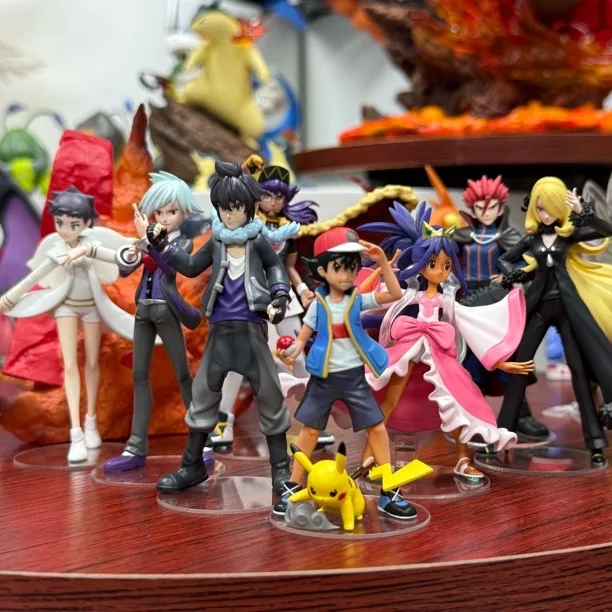 8-pz-set-pokemon-anime-ash-ketchum-cynthia-figure-modello-doll-statua-pocket-monster-figurine-decorazione-del-desktop-giocattolo-regalo
