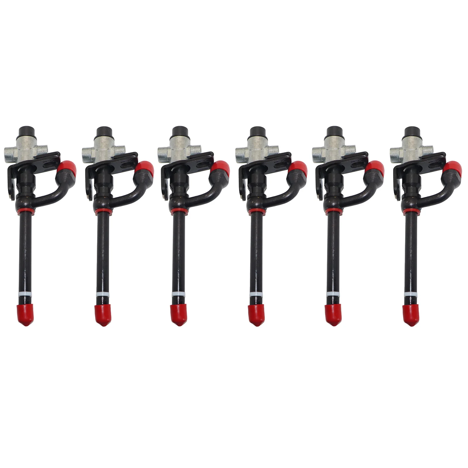 6PCS Fuel Injector RE507766 SE500831 For John Deere 4045D 6068T Engines