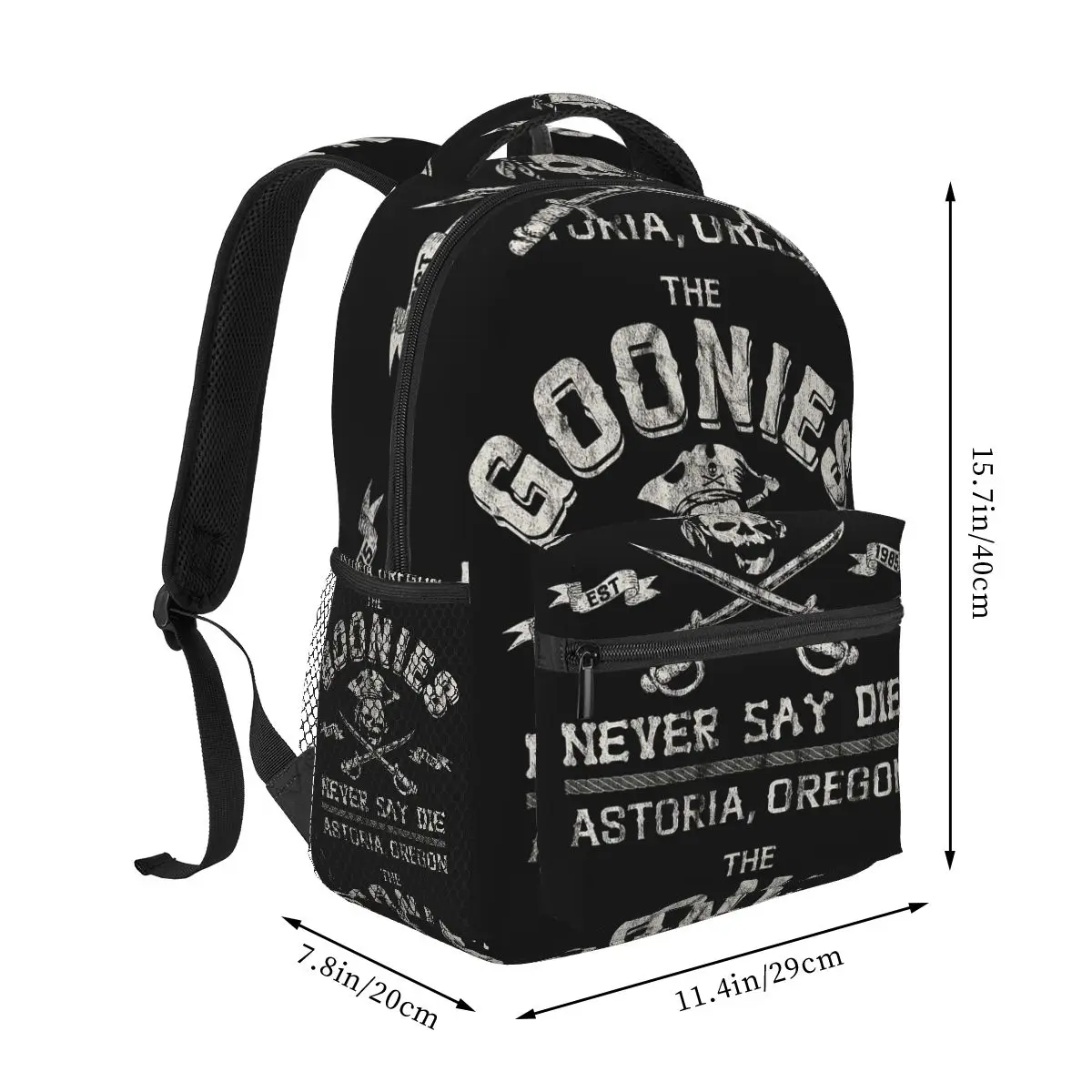 The Goonies Vintage Circa 1985 Backpacks Boys Girls Bookbag Students School Bags Cartoon Kids Rucksack Shoulder Bag