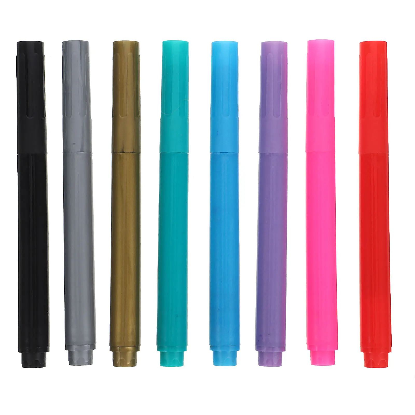 

8 Pcs Glass Pens Markers for Metallic Photo Album Drawing Graffiti Paint Washable