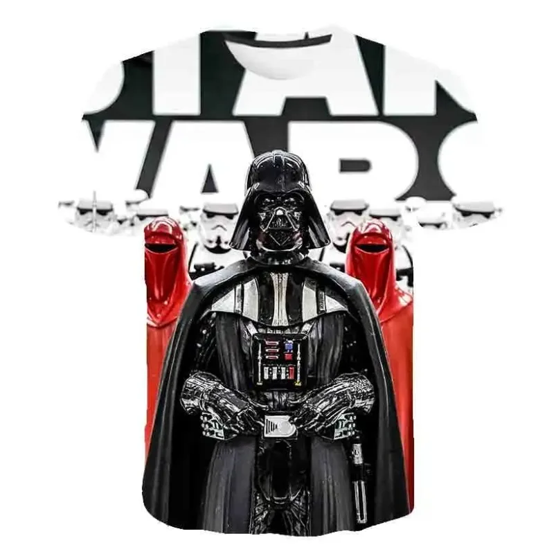 Star Wars 3D Full Print T-Shirt Men's Casual Short Sleeve Movie Graphic Tee Family Streetwear Top for Fans Daily Wear & Gift view 5