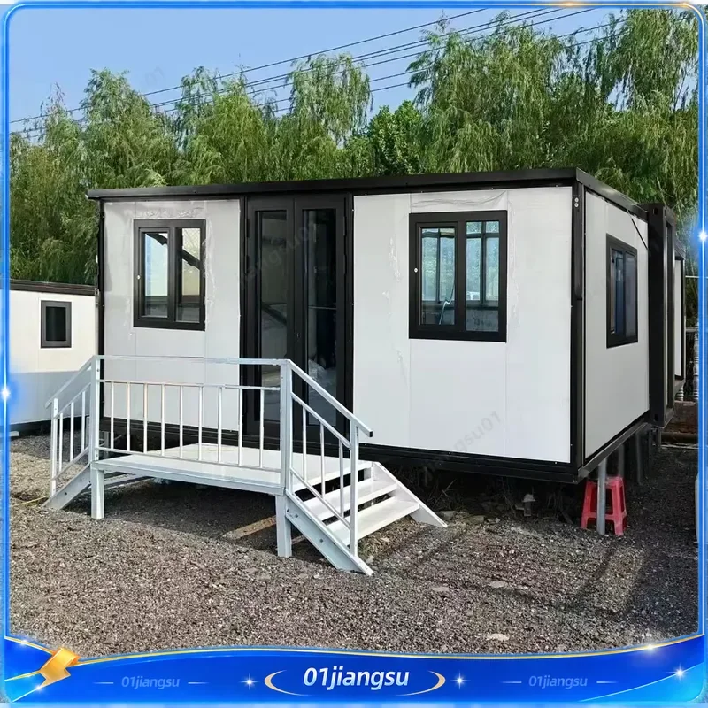Luxury Expandable Container Home 2 Bedrooms Prefab House Detachable Modular Living Unit Thermal Insulation NZ Standard Ready