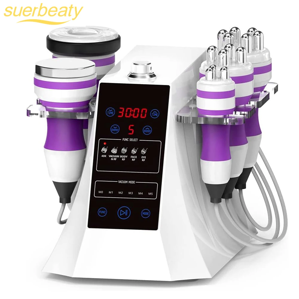 

5 In 1 Ultrasound Cavitation Machine Body Slimming Facial Care Tool for Spa Salon or Home Use