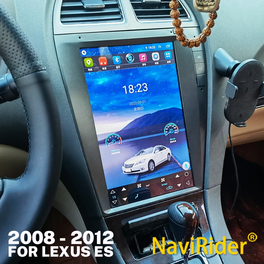 256GB Touch Screen Android 14 Car Radio Stereo For Lexus ES240 ES350 2006 2007 2008 - 2012 GPS Multimedia VIDEO PLAYER 12.8INCH
