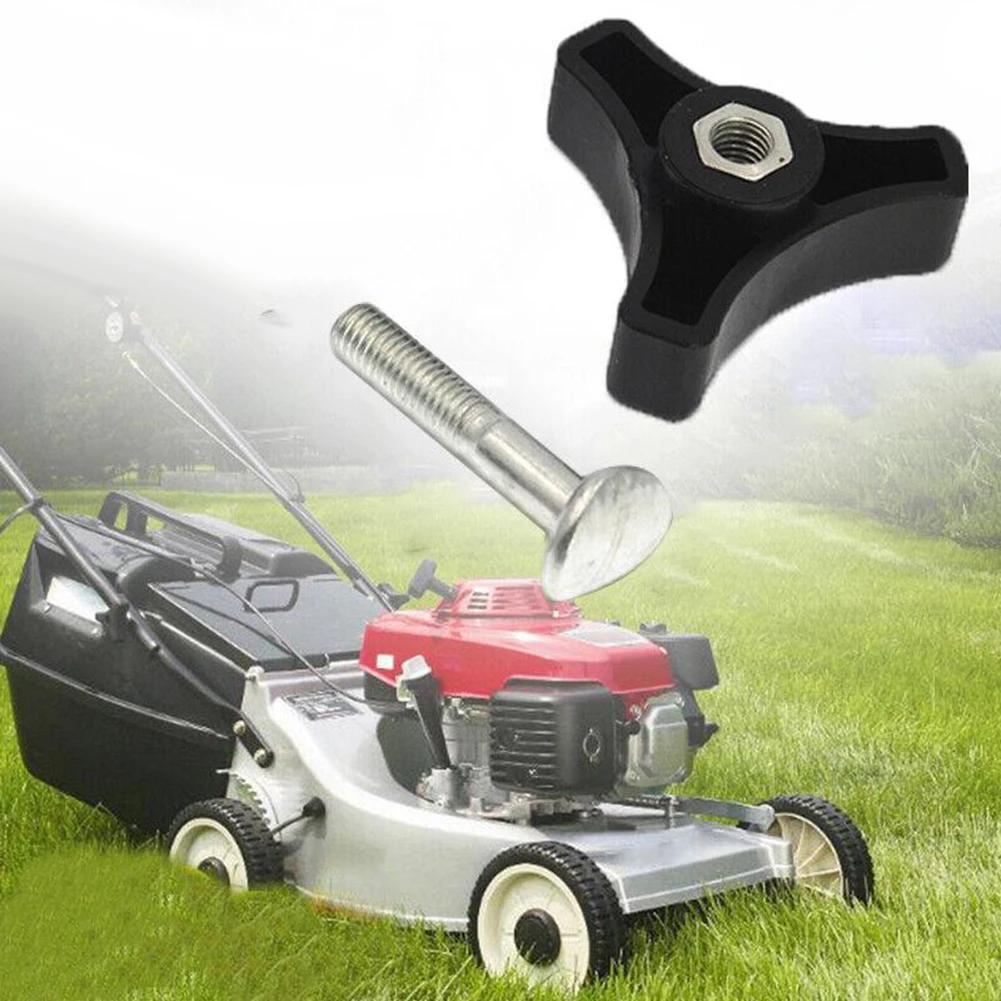 1 Satz Dreieck Griff Knopf Mutter Schraube Schraube passt für Honda Hayter Mount field Rasenmäher Ersatz mutter Schraube Schraube