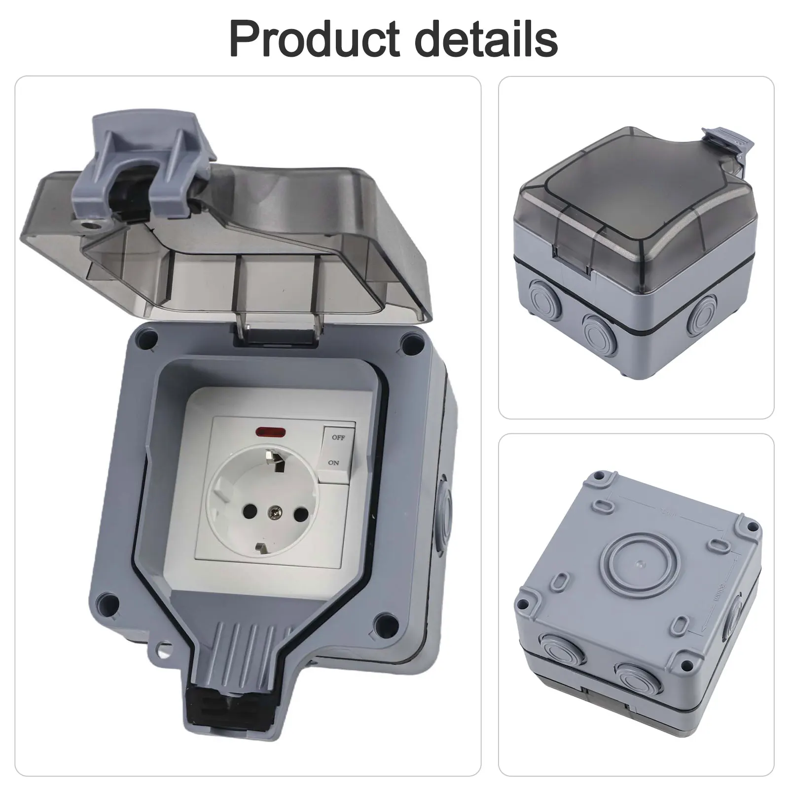 

Поднятая конструкция Наружная увеличенная высота Ручная установка Номинальный индикатор переключателя частоты Световая розетка