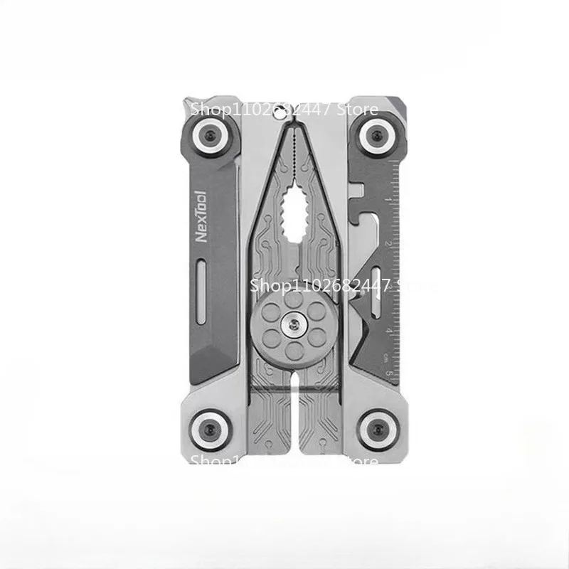 Nalto Silver Wing EDC Tool Combination Kit Outdoor Knife Folding Knife 14 Functions Screwdriver Portable Tools