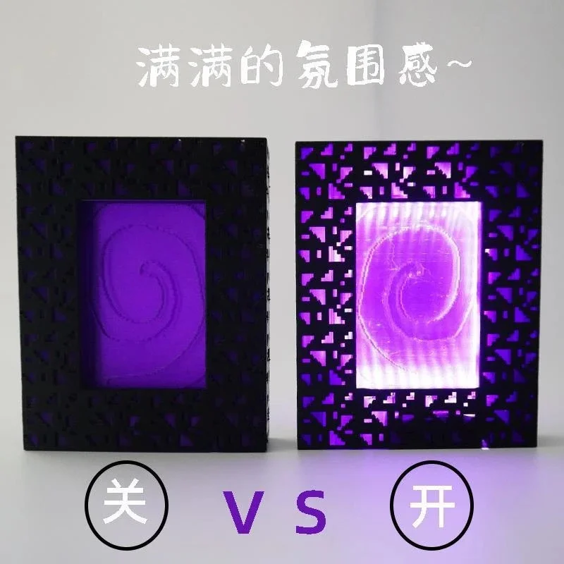 

Nether Portal Night Light my world Glowing LED Lamp Toy Home Decor For Kids Gamers Teens Christmas Birthday Gift Cozy Spooky