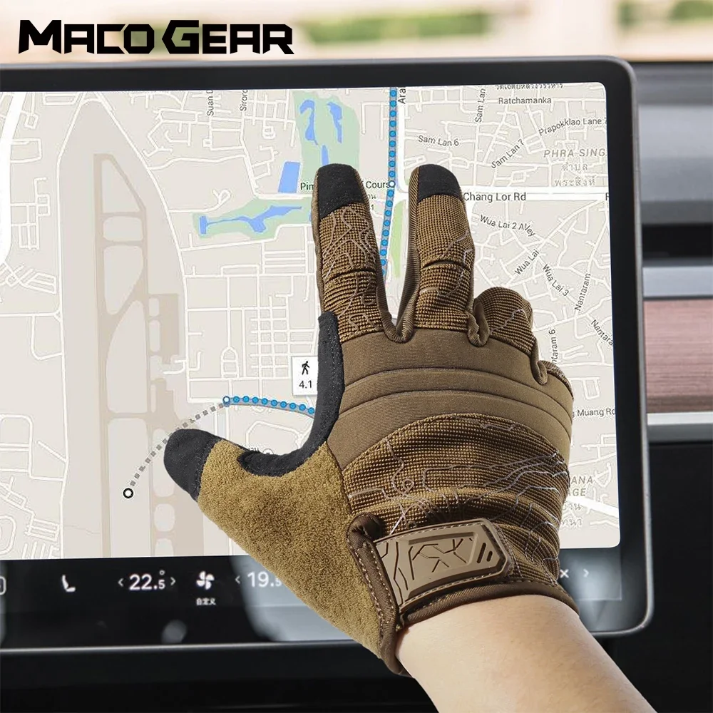 Full Finger Glove Working Gloves Touch Screen Driving Mittens Paintball Hiking Shooting Airsoft Cycle Sports Men Outdoor Gear