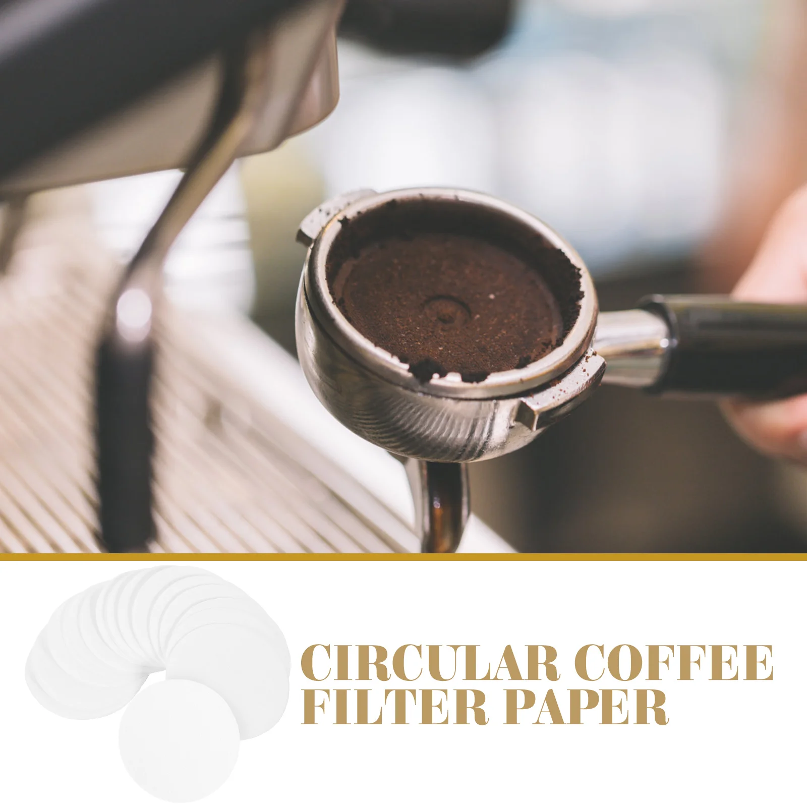 

100pcs Coffee Filter Paper For Espresso Mocha Pot Drip Vietnamese Maker Disposable Unbleached Filtering Pads Coffee Filters