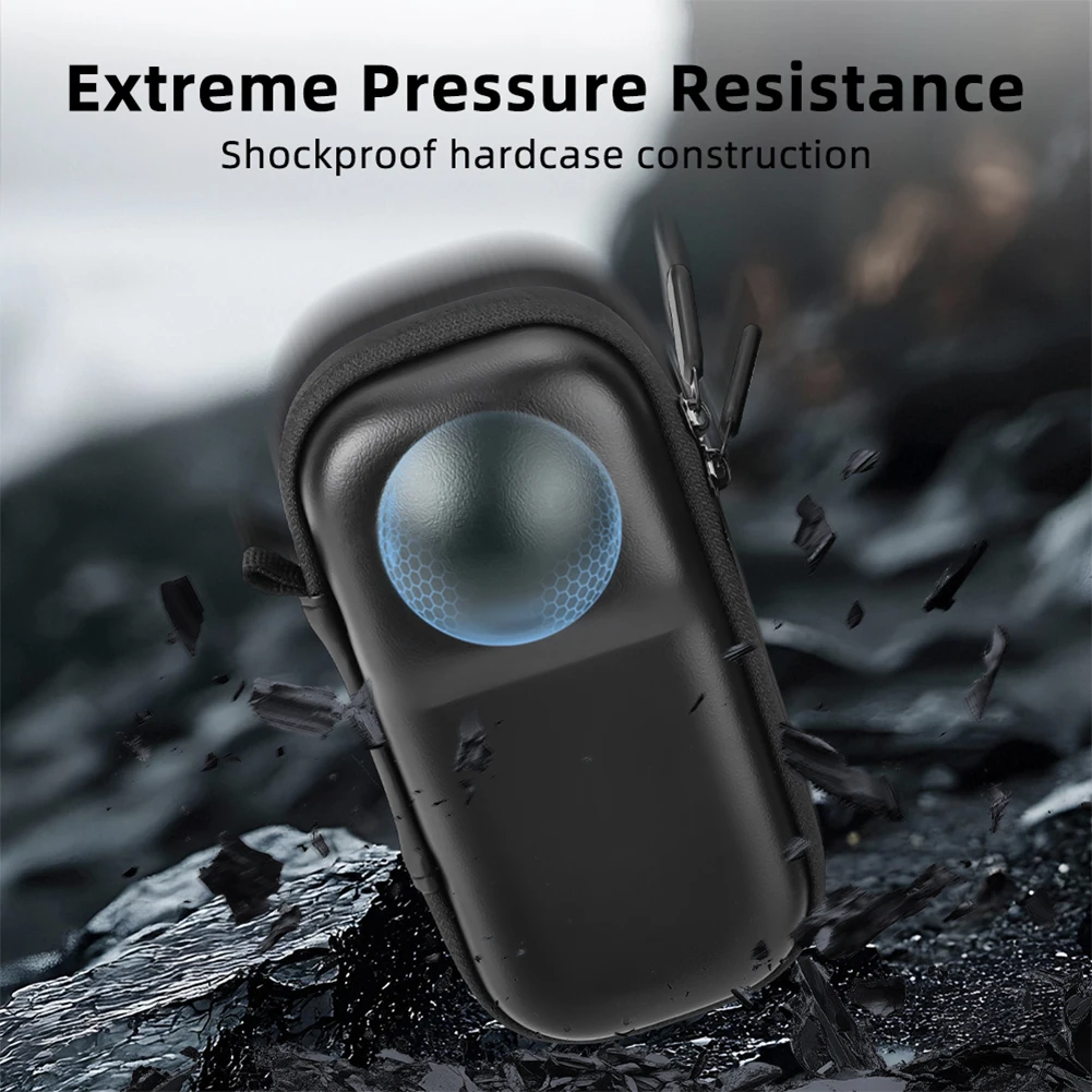 حقيبة حمل ذات غلاف صلب حقيبة تخزين حافظة واقية لملحقات كاميرا Insta360 X5