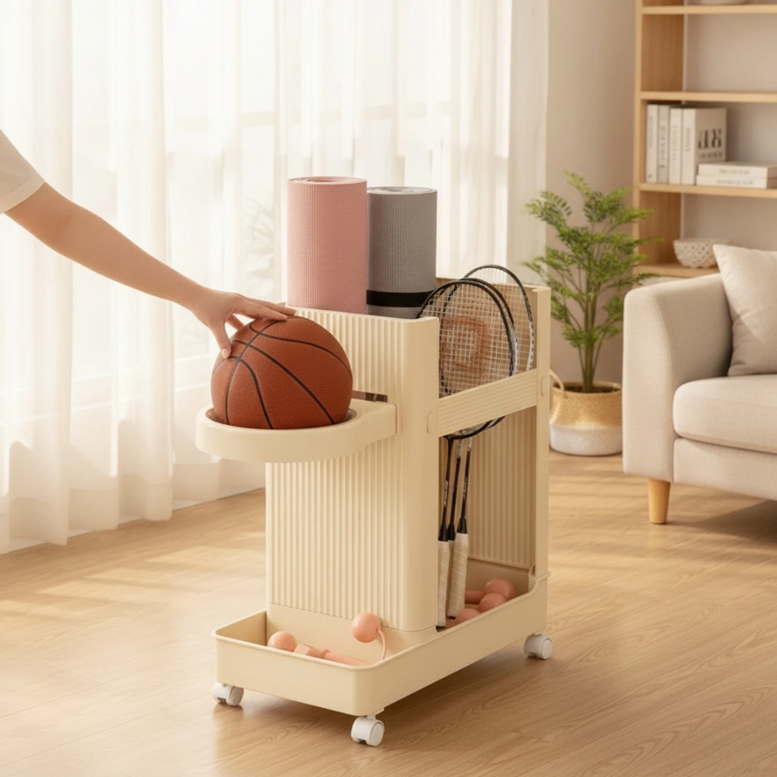 Sports Equipment Storage Cart - Sports Equipment Cart recension och pris