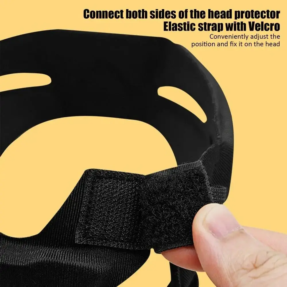 

Adjustable Football Protect Helmet Anti-collision Breathable Goalkeeper Helmet Head Guard Protective Ski Head Protector Sports