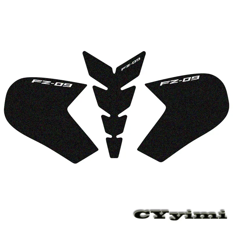 

For MT-09 MT09 FZ09 FZ-09 2014 2015 Motorcycle Protector Anti Slip Tank Pad Sticker Gas Knee Grip Traction Side 3M Decal