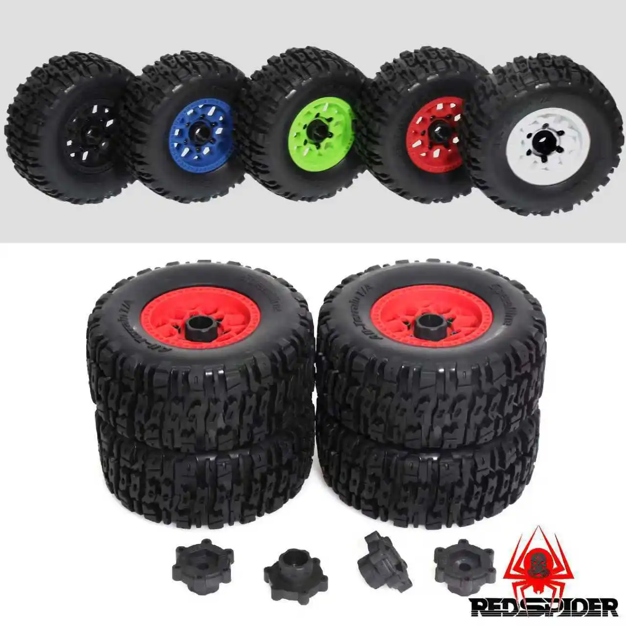 

110mm Short Track Tire Trye for 1/10 RC Slash FS V4 Udirc Hpi Baja Ring Odds Losi Reign RC Car Metal Upgrade OP Accessories Part