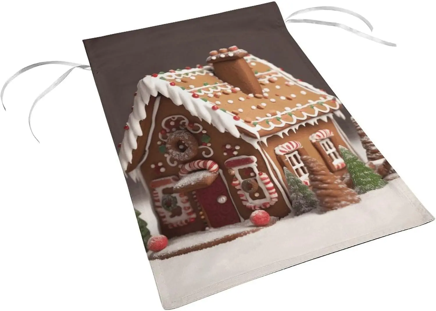 Gingerbread House Garden Flags 12 X 18 in Double Sided Small Garden Flags for Outside Yard Flags Welcome Seasonal Yard Flag for