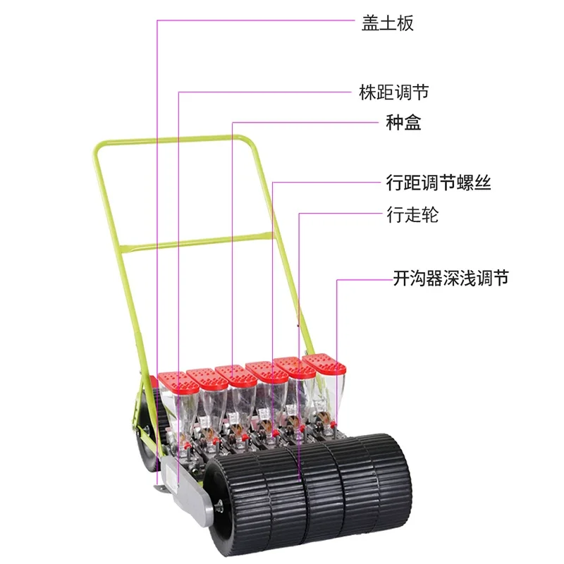 Small Hand-Pushed Onion Celery Green Onion Vegetable Seed Planter Precision Seeder Planting Tool