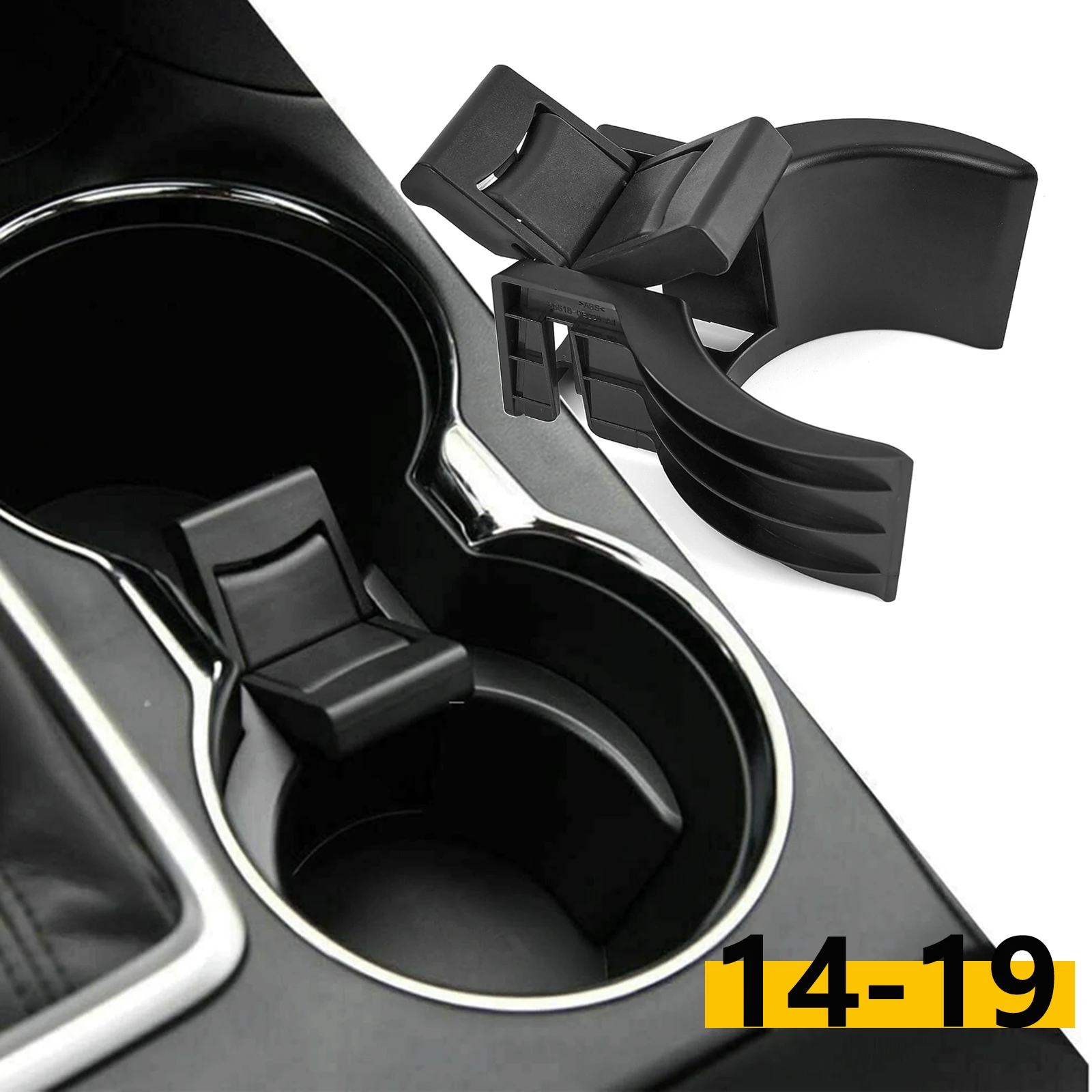 For Toyota Highlander Kluger 2014 2015 2016 2017 2018 2019 Car Center Console Insert Divider Cup Holder Organizer 55618-0E200-C0