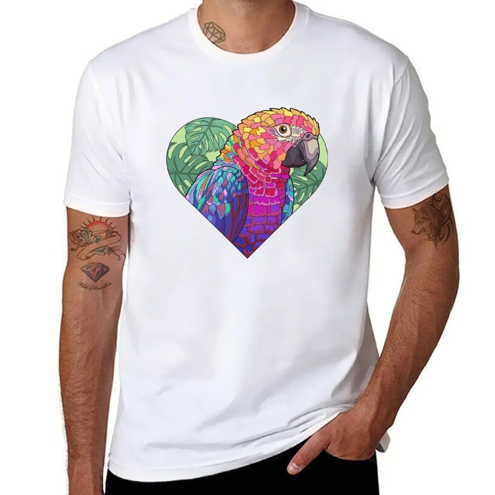 

Parrot T-Shirt cotton t shirts high quality man t shirt cotton T-Shirt