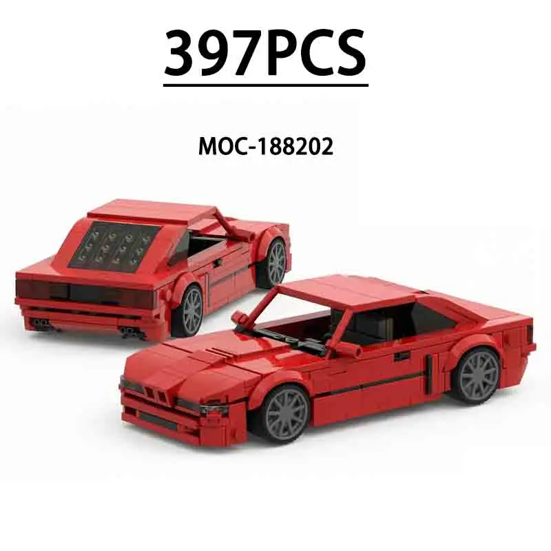 

MOC-188202 Building Blocks Super Sports Car Racing Model 397 Pieces Children's Educational Birthday Christmas New Year Toy Gift