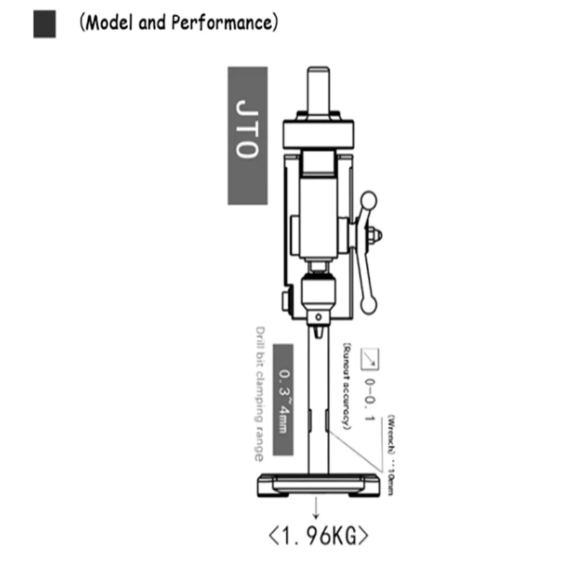 สว่านแท่นตั้งโต๊ะขนาดเล็ก JT0 สำหรับงาน DIY ซ่อมโทรศัพท์มือถือ นาฬิกา เครื่องเจาะขนาดเล็กสำหรับใช้ในบ้าน เครื่องมือเจาะ 24V
