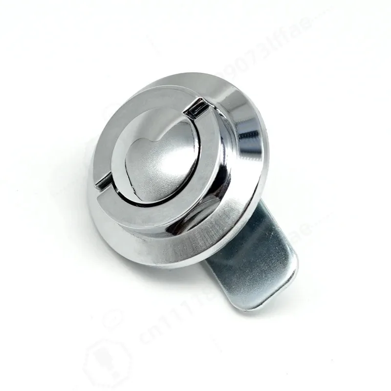 Folding Tongue Lock, Zinc Alloy Handle Lock Pull Ring Simple Cabinet Door Handle Lock Mailbox Lock MS404 -1 -2 - view 5