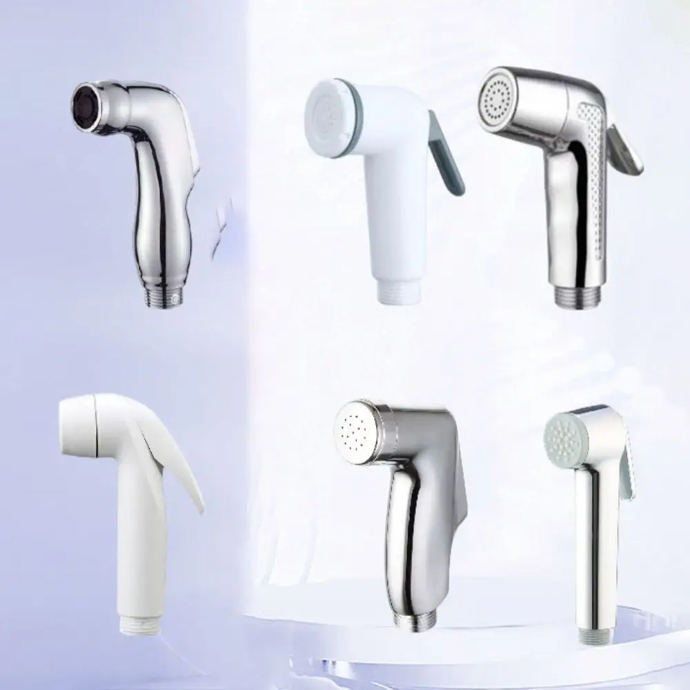 New Hand-held Wash Bidet Sprayer Portable Hose Holder Bathroom Shower ABS Diaper Cleaning High-pressure Spray Pet