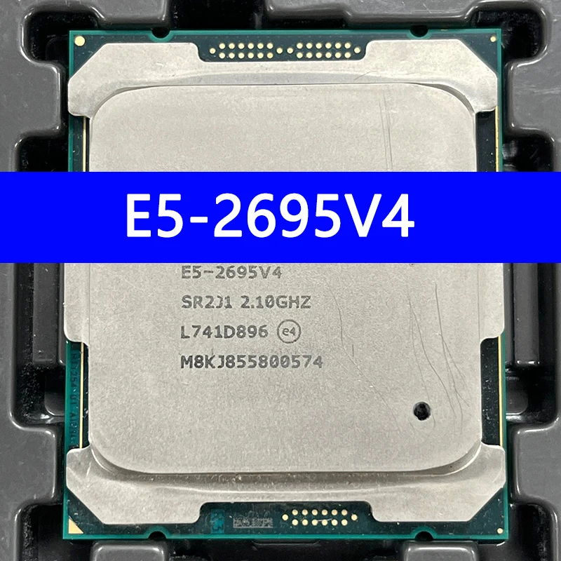 

E5-2695V4 CPU Processor SR2J1 2.1GHz 45M 18-Cores 36 threads 120W 14nm E5-2695 V4 CPU E5 2695 V4 E5 2695V4