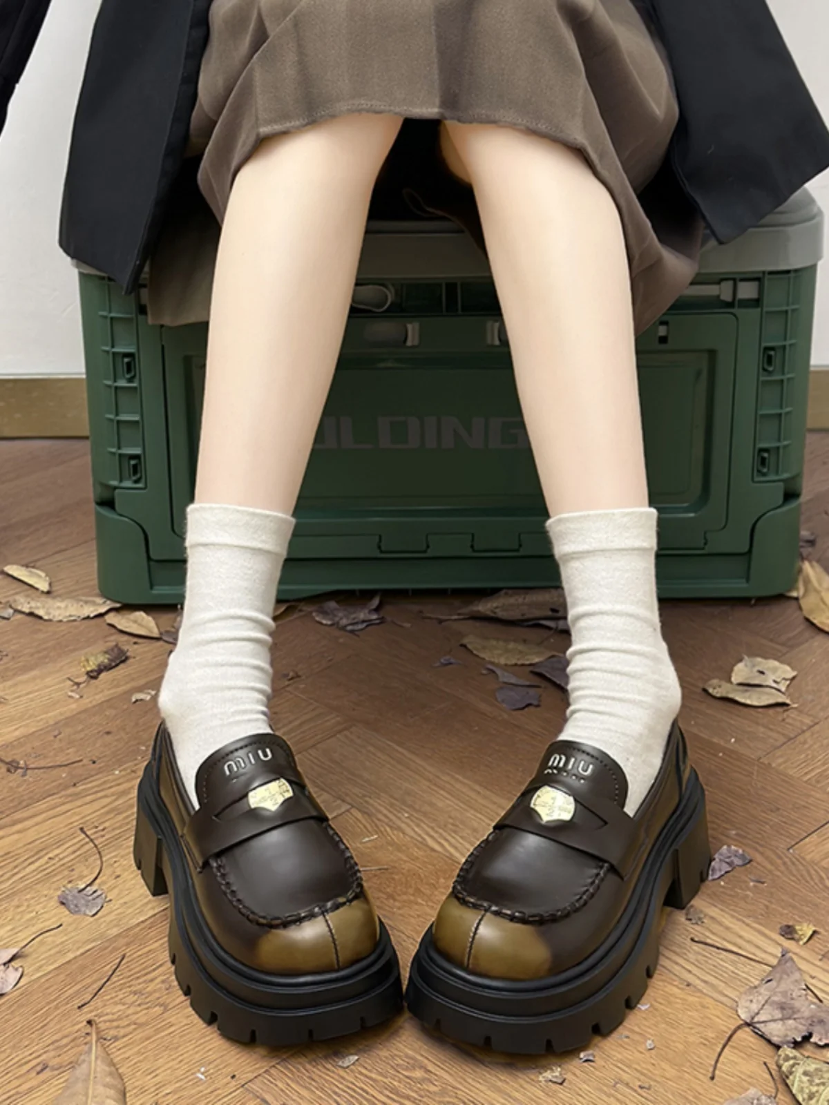 Chaussures en cuir à l'offre elles optiques pour femmes, nouvelles chaussures simples britanniques rétro marron pour étudiantes japonaises Lolita