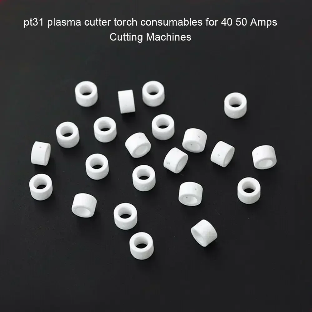 PT31 Torch Accessories, 60Pcs Plasma Cutter Nozzle Tips, Premium Copper Material, Suitable for LG40 CUT40