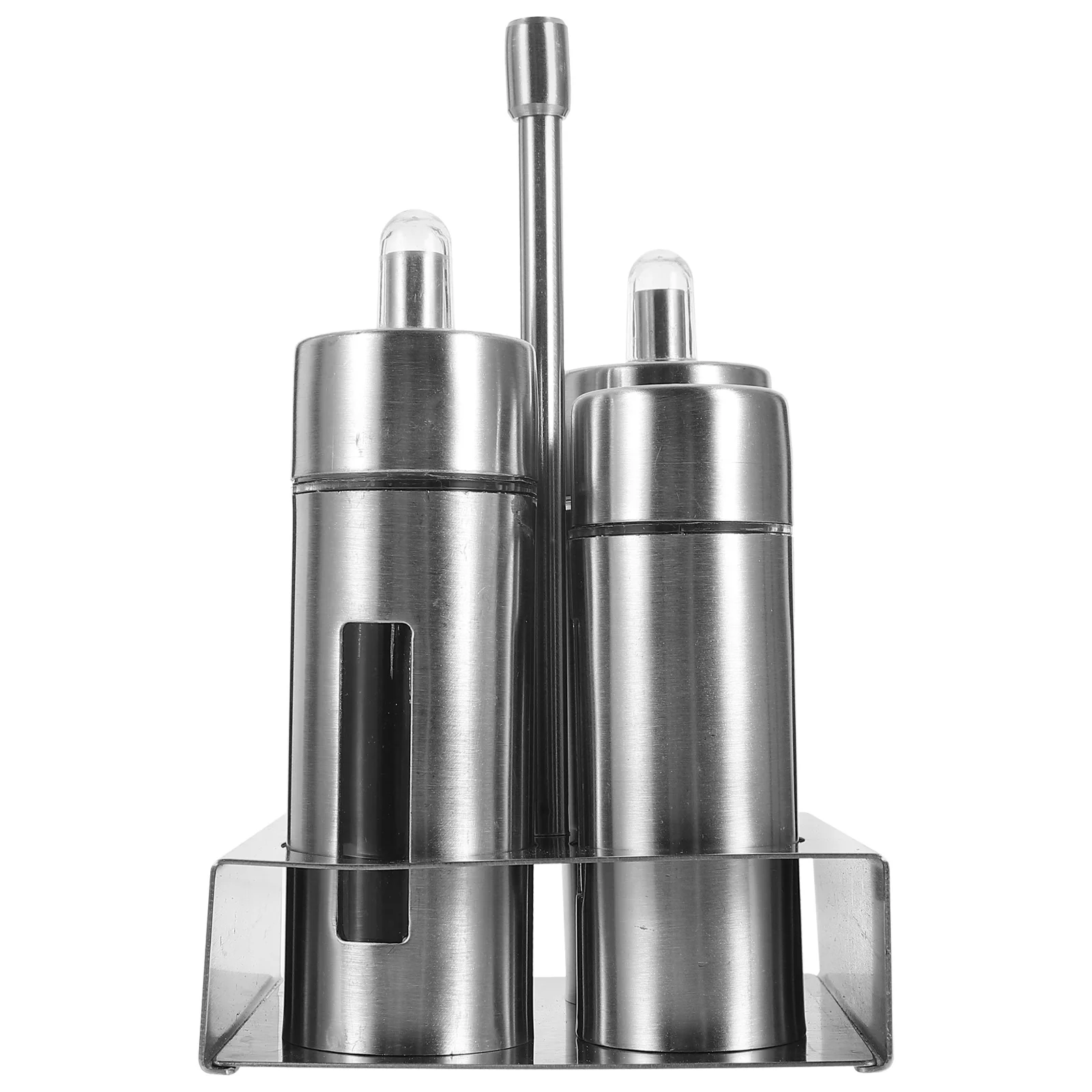 

1 set Stainless Steel Seasoning Bottles Kitchen Condiment Jars Pepper Shakers Spice Storage For Home Reusable Food-Grade