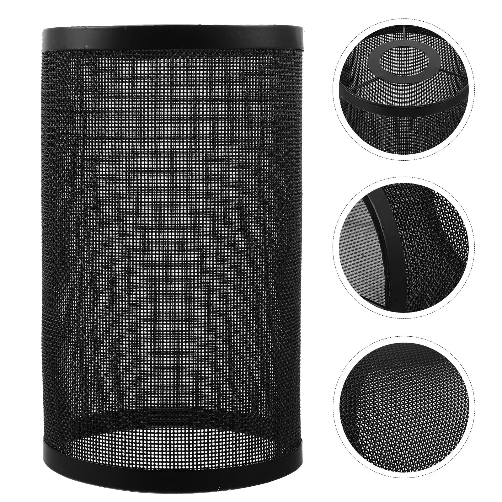 

Винтажный ажурный абажур из металла, уникальная замена, маленький барабанообразный абажур для современных настольных и напольных ламп