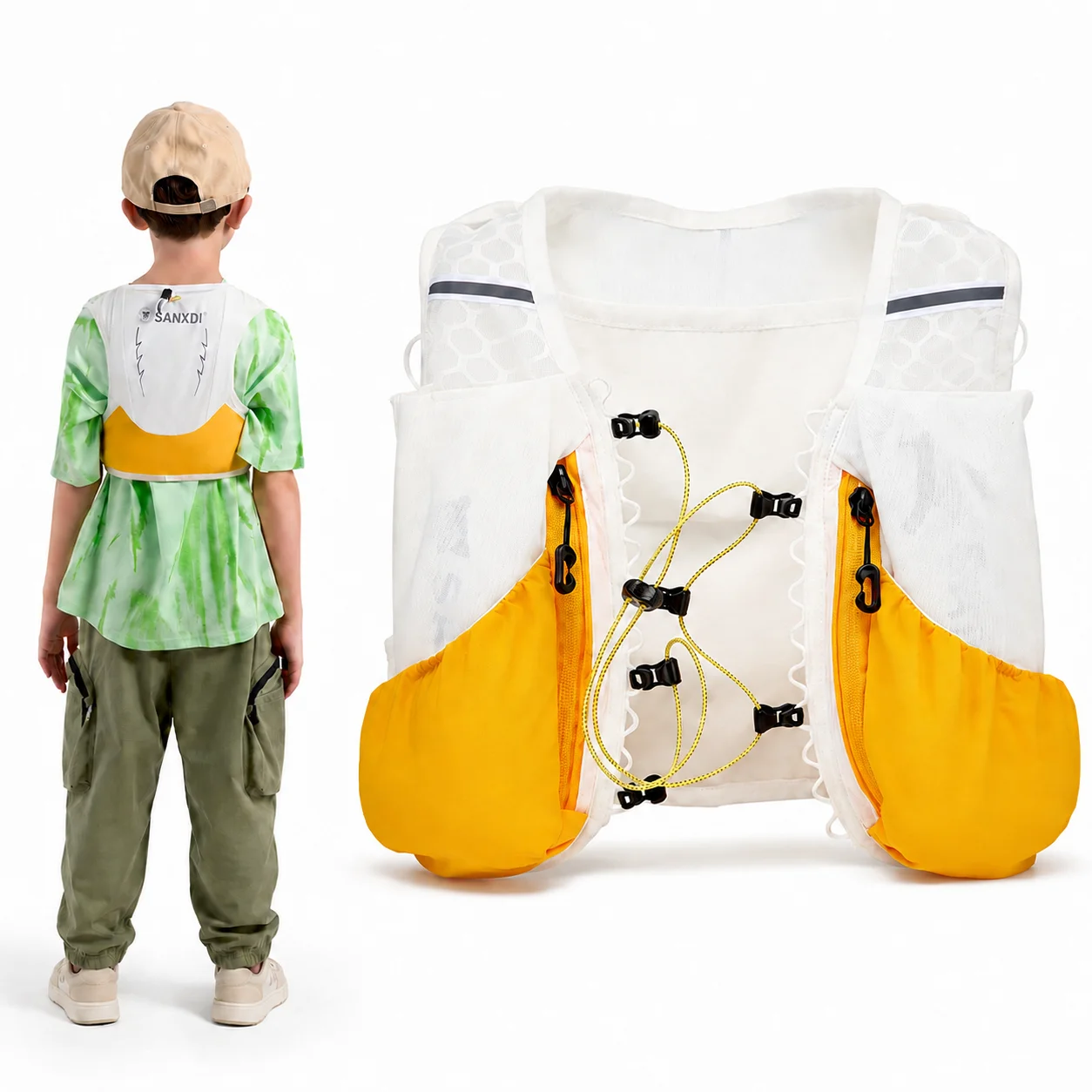 Kids Outdoor Vest - Kids Ultra Lightweight Trail Running Vest